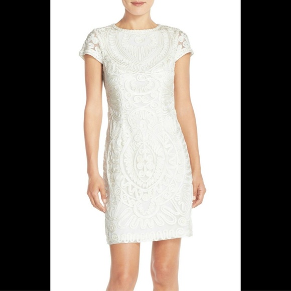 NEW JS Collections Soutache Embroidered Dress 8 - Picture 2 of 12